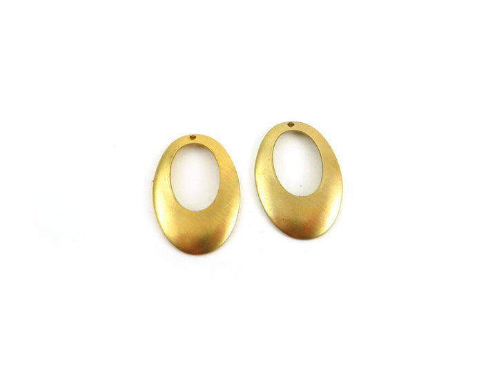 4x Breloque ovale bombée (27mm x 18mm) PV-144
