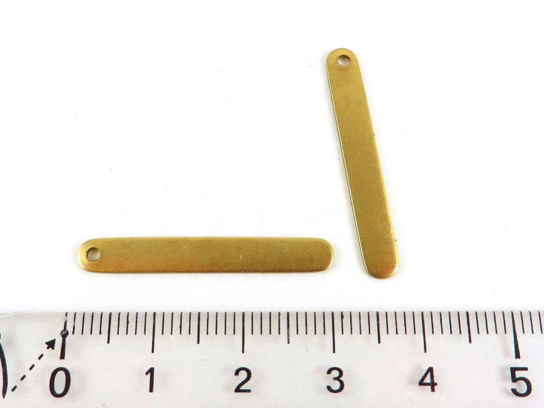 12x Breloque barre (30mm x 4mm) PP-125