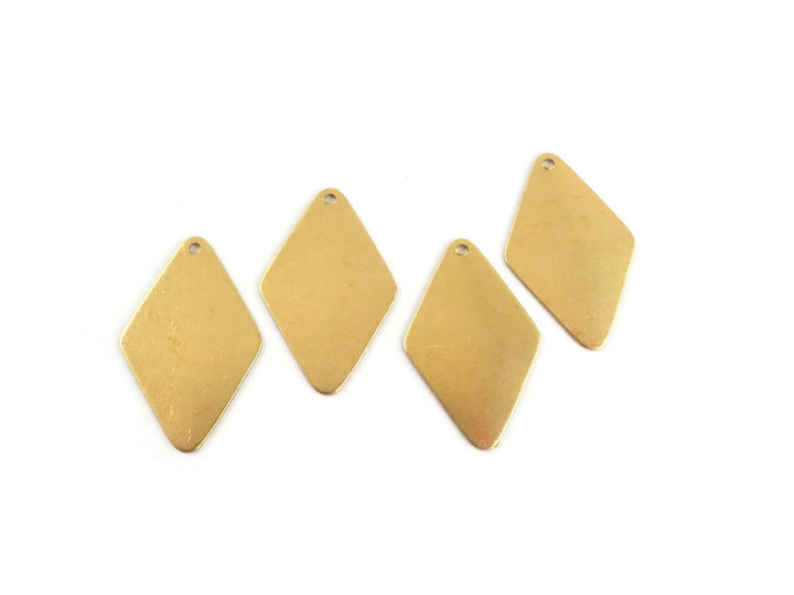 6x Breloque losange (26mm x 17mm) PP-115