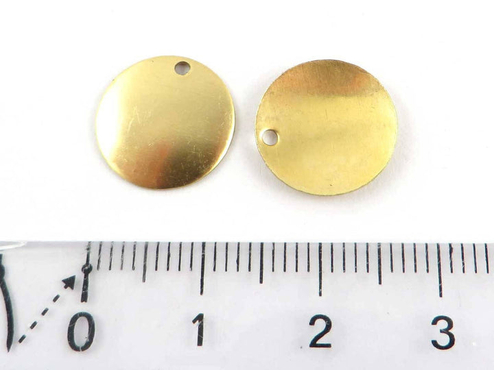 6x Breloque disque bombé (13mm) PV-157