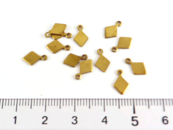 8x Breloque losange (9mm x 5mm) PP-164