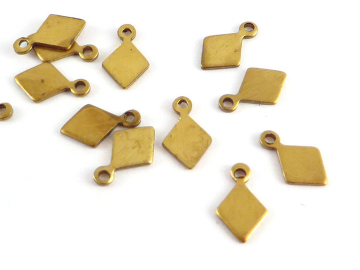 8x Breloque losange (9mm x 5mm) PP-164