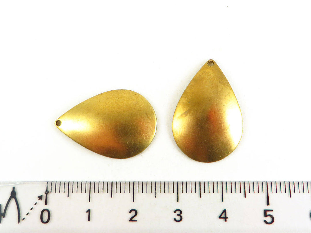 4x Breloque goutte bombée (24mm x 16mm) PV-072