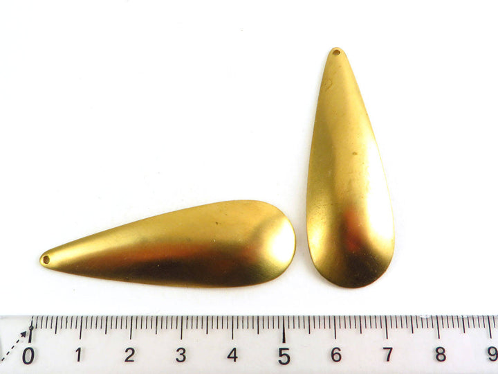 2x Pendentif goutte bombé (53mm x 18mm) PV-025
