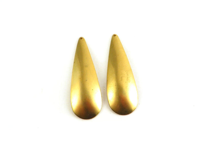 2x Pendentif goutte bombé (53mm x 18mm) PV-025