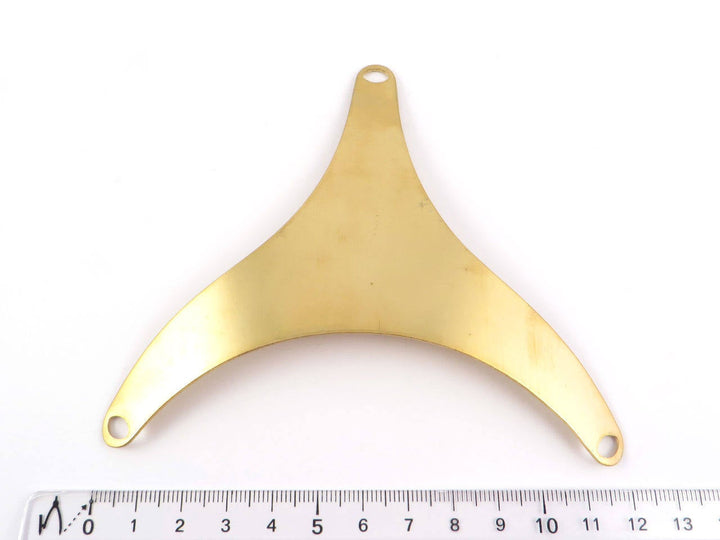 1x Grand connecteur plastron collier 3 trous (120mm x 110mm) PV-163