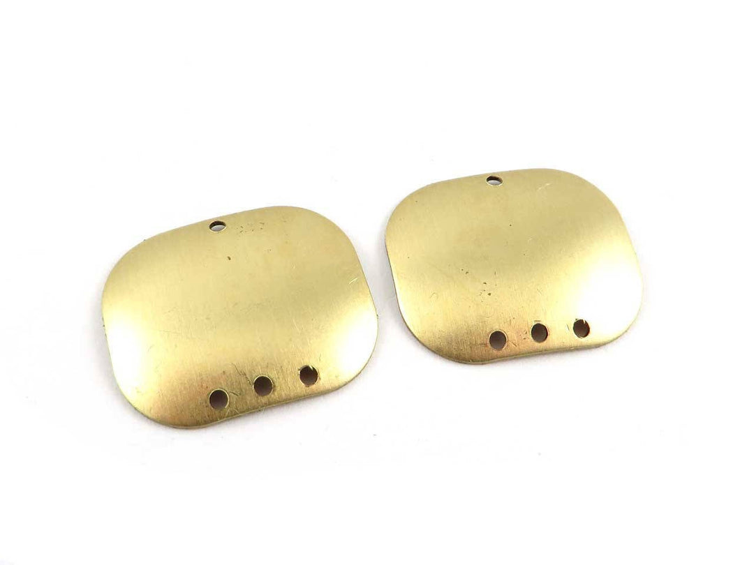 2x Connecteur chandelier rectangle bombé (18mm x 21mm) PV-164