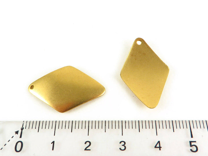 4x Breloque losange (26mm x 17mm) PV-080