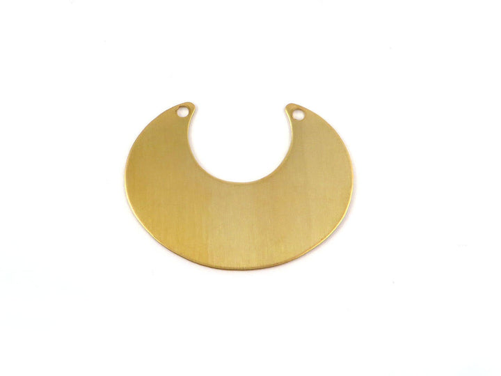2x Connecteur croissant de lune 2 trous (45mm x 34mm) PP-172