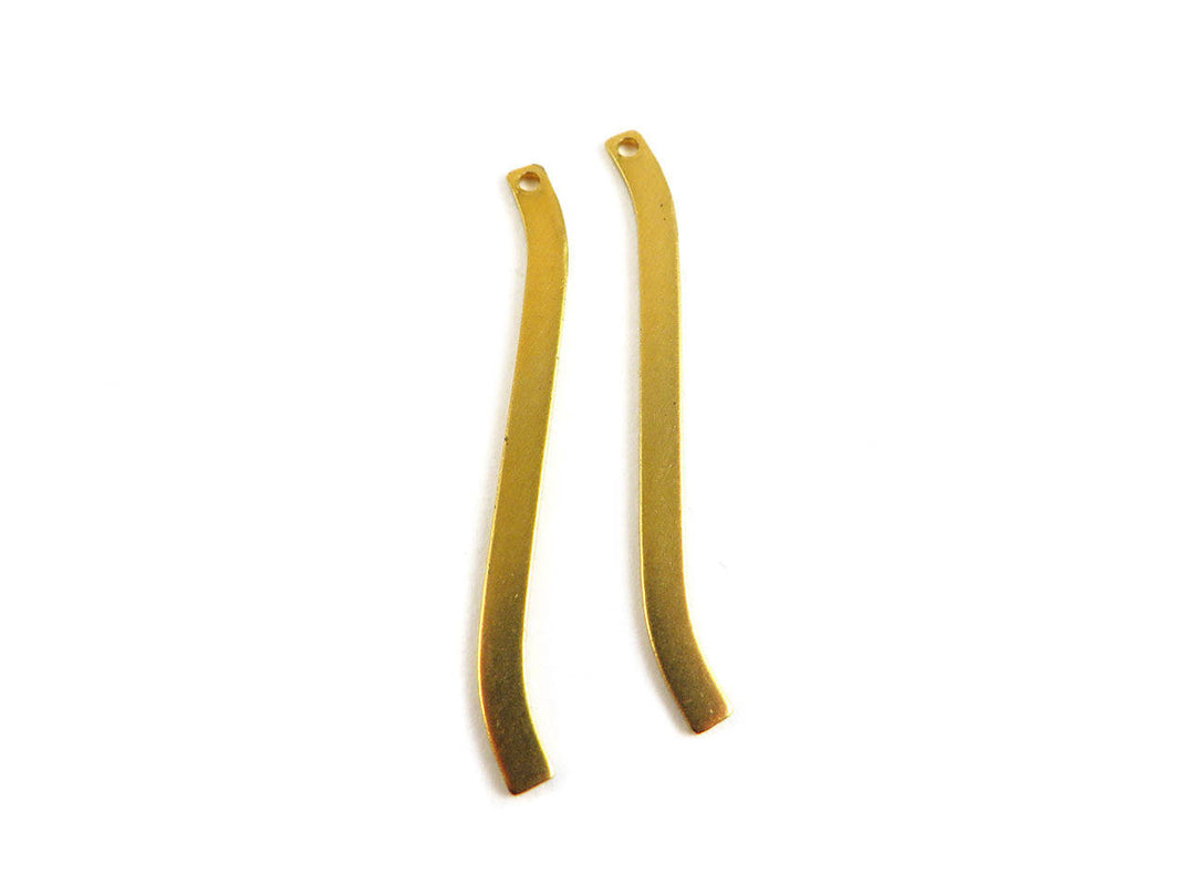 12x Breloque barre forme de S (38mm x 3mm) PP-120
