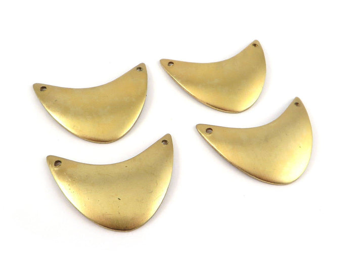 2x Connecteur croissant de lune (30mm x 24mm) PV-107