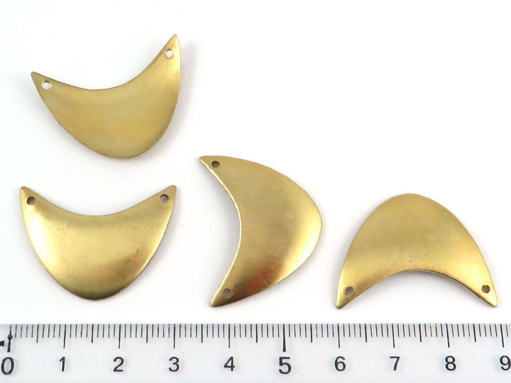 2x Connecteur croissant de lune (30mm x 24mm) PV-107