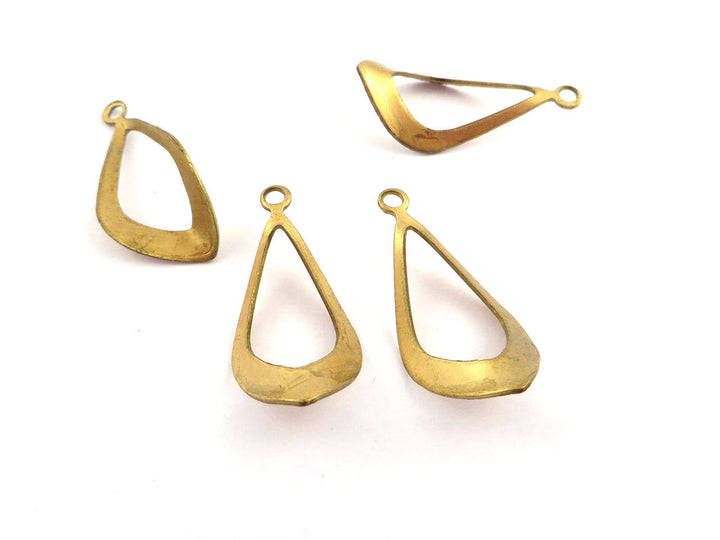2x Breloque goutte vrillée ajourée (22mm x 10mm) PV-188