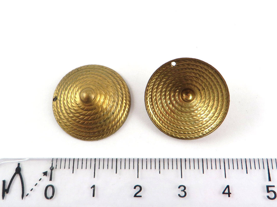 4x Breloque disque cible bouclier (20mm) PV-210