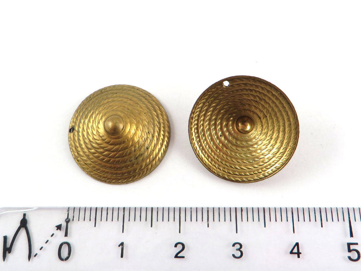 4x Breloque disque cible bouclier (20mm) PV-210