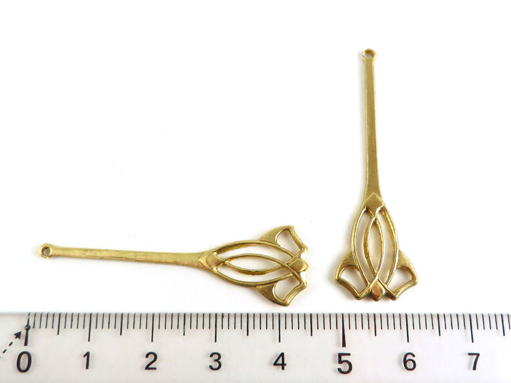 2x Pendentif goutte vintage (6 designs)
