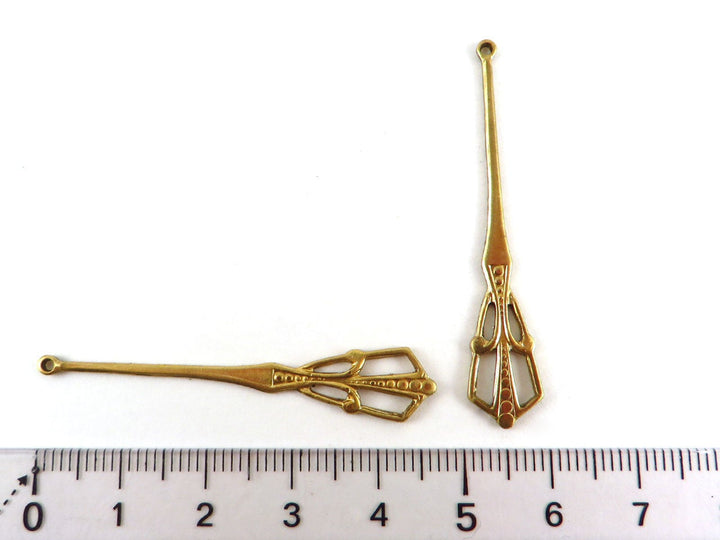 2x Pendentif goutte vintage (6 designs)