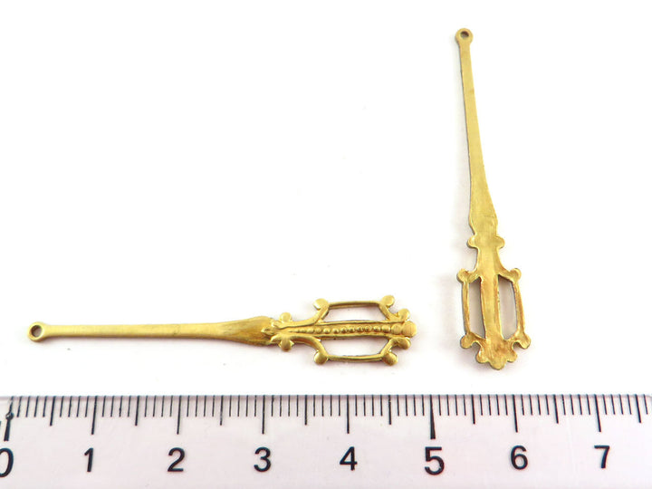 2x Pendentif goutte vintage (6 designs)