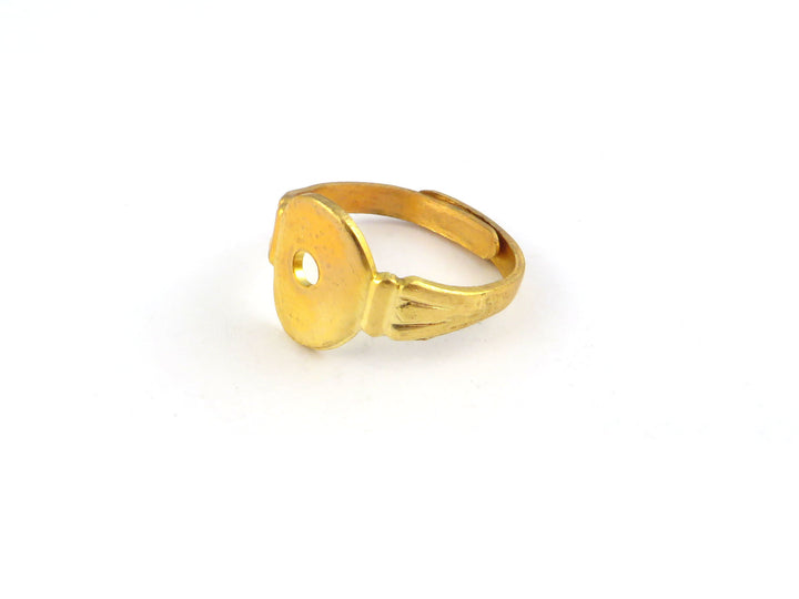 1x Support bague ajustable vintage BG-030