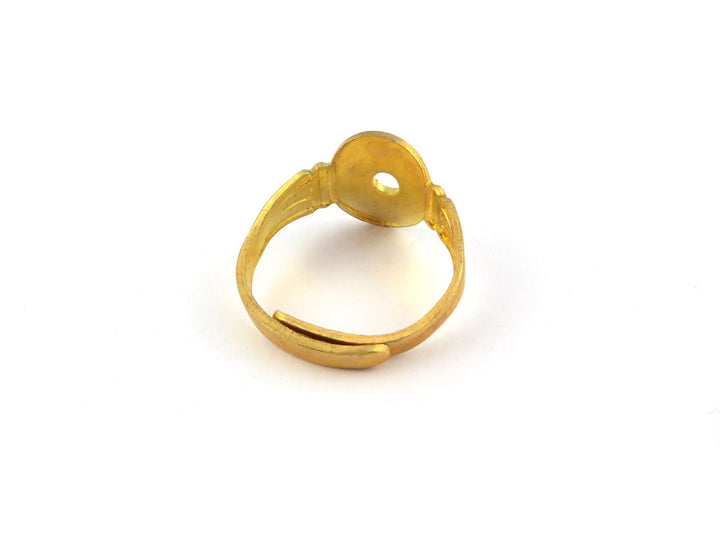 1x Support bague ajustable vintage BG-030